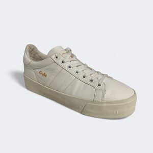 Gola Orchid Platform Sneakers In White | Size 9